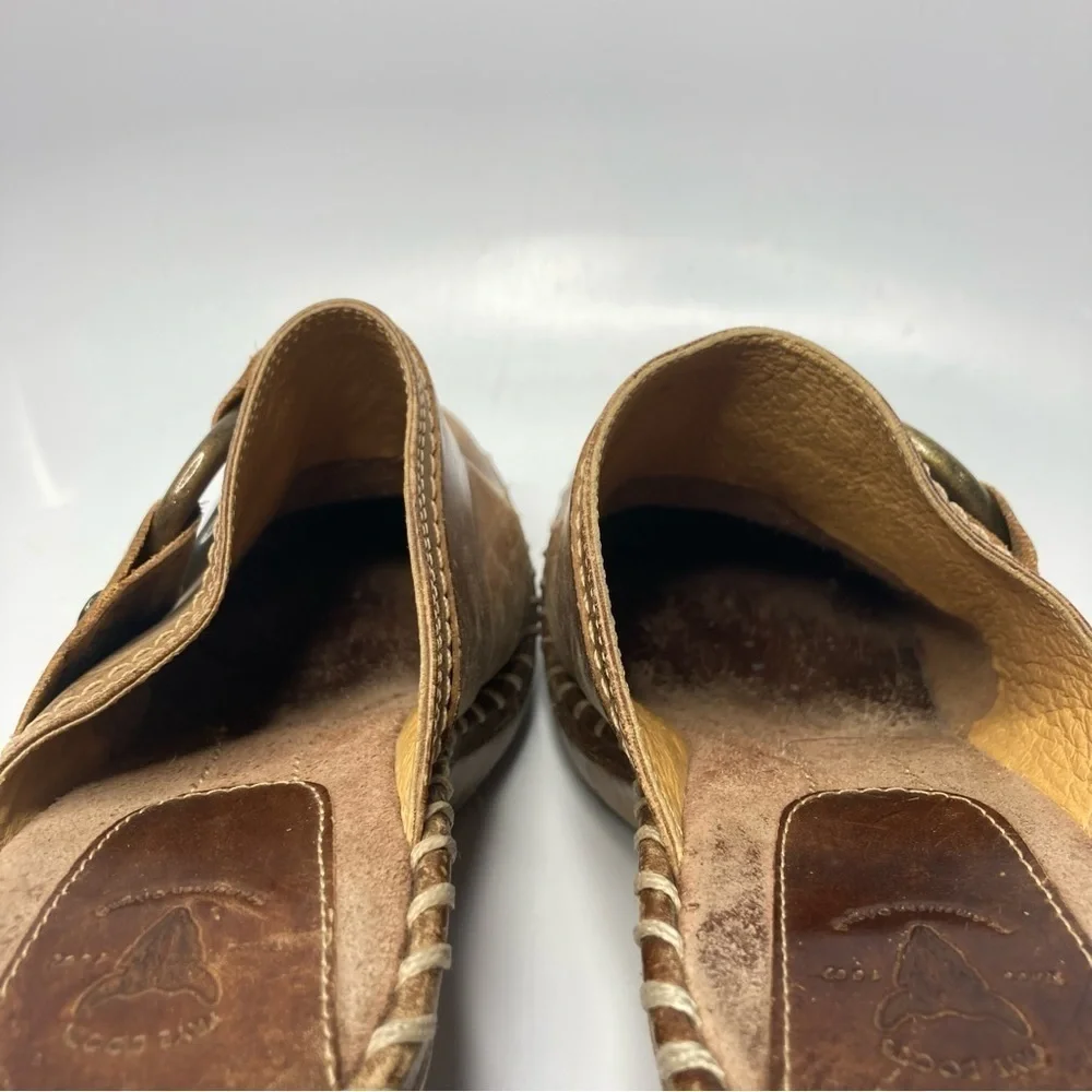 Vintage‎ Frye Charlotte ring leather mules clogs size 7 - Picture 5 of 16